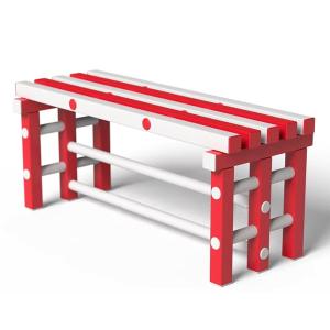 Купить Скамья для оснащения бассейна жесткий ПВХ 1000х420х450 мм в Красноуфимске 