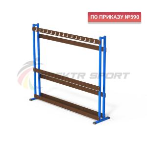 Купить Стеллаж для лыж двусторонний (на 30 пар) ЛХ2 в Красноуфимске 