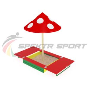 Купить Песочница с крышкой и грибком ИО 512 в Красноуфимске 