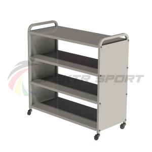 Купить Стеллаж для спортивного инвентаря 4 полки 103х102х43,5см мобильный в Красноуфимске 