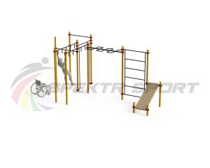Купить Спортивный комплекс для инвалидов-колясочников WRK-D17_76mm в Красноуфимске 