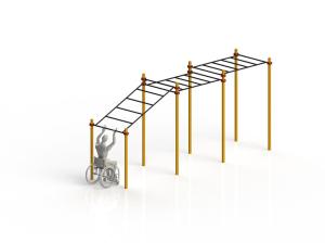 Купить Рукоход разноуровневый для колясочников WRK-D09_76mm в Красноуфимске 