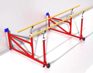 Купить Брусья гимнастические пристенные массовые (жердь дерево) в Красноуфимске 