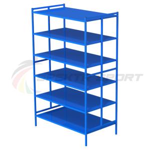 Купить Стеллаж для спортинвентаря открытый двойной (полки металл) в Красноуфимске 