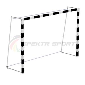 Купить Ворота мини-футбольные без сетки 2х3х1 м. профиль 80х80 с закладными (добров. сертификат) в Красноуфимске 