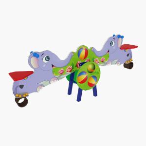 Купить Качалка-балансир Слоники ИО118 в Красноуфимске 