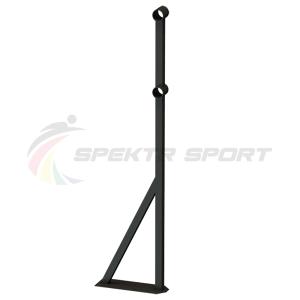 Купить Стойка балетного станка двухрядного напольная Фуэте Блэк в Красноуфимске 