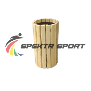 Купить Урна цилиндрическая в деревянной обрешетке сосна в Красноуфимске 