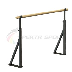 Купить Хореографический станок однорядный напольный Фуэте Блэк, регулируемый в Красноуфимске 