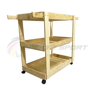 Купить Тележка деревянная для спортинвентаря на колесах в Красноуфимске 