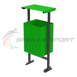 Купить Урна для мусора прямоугольная с навесом «Бабочка» в Красноуфимске 