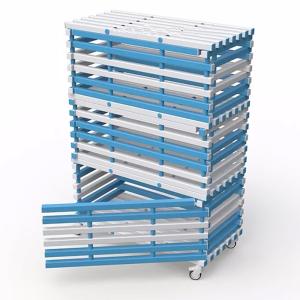 Купить Стеллаж 3-х секционный закрывающийся, разборный жесткий ПВХ 1380х720х2005 мм в Красноуфимске 