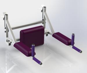 Купить Брусья-пресс и подставка под штангу Джет 4 цв. белый в Красноуфимске 