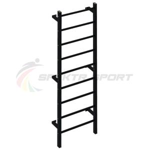 Купить Шведская стенка метал. с прорез. перекладинами Джет 1П цв. черный в Красноуфимске 