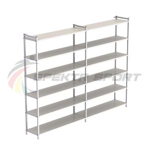 Купить Стеллаж для хранения инвентаря открытый (полки металл) 1900*2500*350 мм в Красноуфимске 