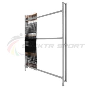 Купить Стеллаж для лыж односторонний пристенный на 10 пар SP ЛХ10 в Красноуфимске 