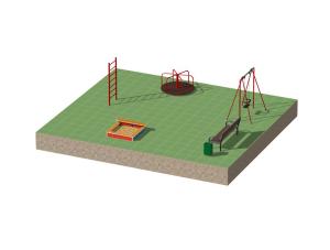 Купить Детская игровая площадка Домашняя №10 в Красноуфимске 