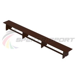 Купить Скамья гимнастическая (лам. фанера 15мм) 2500х240х245мм в Красноуфимске 