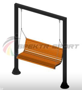 Купить Качели "Бриз" со спинкой в Красноуфимске 