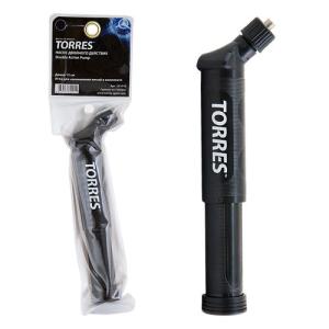 Купить Насос "TORRES" двойного действия, 15 см, пластик, с бок.горлов., игла (7 мм), черный в Красноуфимске 