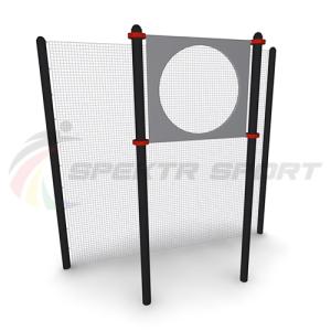 Купить Мишень на стойках круглая для выполнения испытания Метание теннисного мяча в цель (дист 6 м), сталь в Красноуфимске 