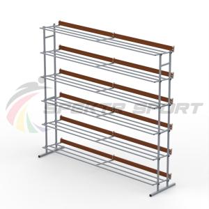 Купить Стеллаж для лыжных ботинок (на 50 пар) разборный в Красноуфимске 