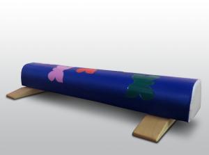 Купить Бревно гимнастическое 1,5м круглое напольное мягкое с аппликацией (с опорами) в Красноуфимске 